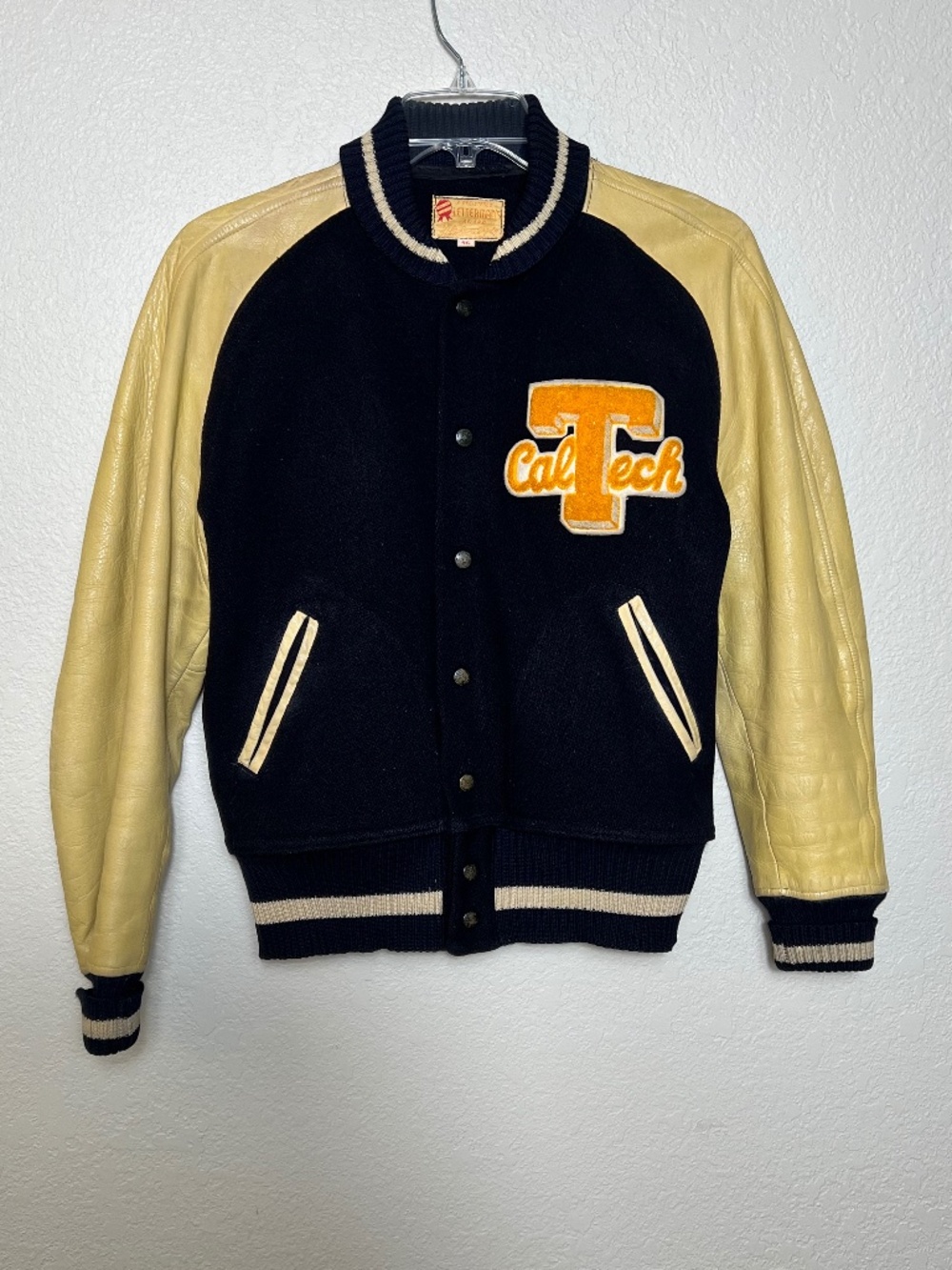 Vintage 1950s Caltech Letterman Jacket - Charles “Chuck” Luke 1957 Track & Field